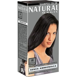 Shampoo Color - Long-lasting hair dye n. 01 black