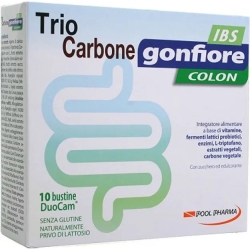 Triocarbone Gonfiore Ibs Colon - food supplement 10 sachets Orange