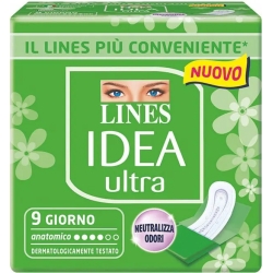 Idea Ultra anatomical - 9 sanitary napkins for the day