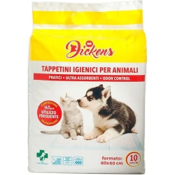 10 hygienic mats for animals size 60 cm X 60 cm