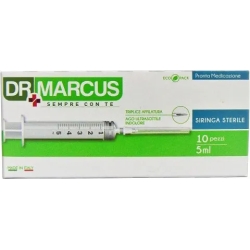 Dr Marcus Pronta Medicazione - 10 sterile 5 ml syringes with needle
