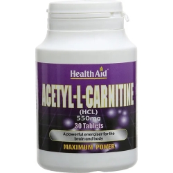 Acetyl-L-Carnitine - Amino Acids Supplement 30 tablets