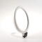 SC152V-3 - White Double sided mirror with Folding Handle