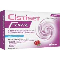 Cistiset Forte - Urinary Tract Health Supplement 8 liquid Stick of 10 ml