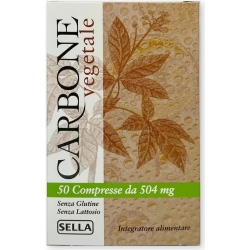 Carbone Vegetale - Intestinal health supplement 50 tablets