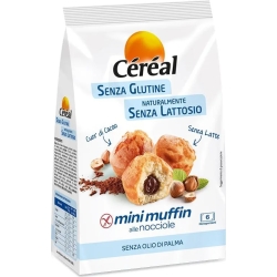 Mini muffins with hazelnuts - Gluten and lactose free snack 180 g