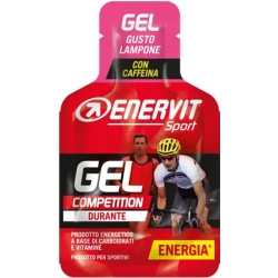 Gel Competition Raspberry with Caffeine - Sport Supplement 25 ml