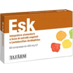 Esk Integ 60 compresse da 400 mg - Integratore per il benessere intestinale