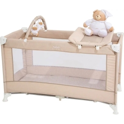 Tato - Travel cot for children colour ecru