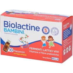 Biolactine Children - Probiotic Supplement 10 vials of 8 ml
