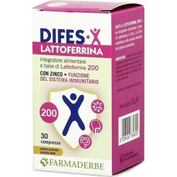 Difes-X Lattoferrina 200 - Immune Support Supplement 30 tablets
