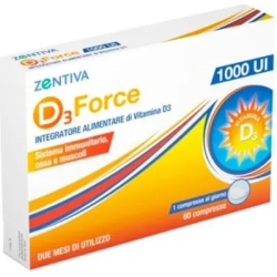 D3 Force 1000Ui - Vitamin D3 supplement 60 tablets
