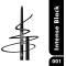 Scandaleyes exaggerate - waterproof eye pencil N.001 intense black