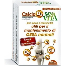 Calcium D3 Sanavita - Bone and Joint Health Supplement 30 Tablets