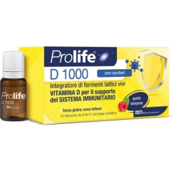 Prolife D1000 - probiotic supplement 10 vials