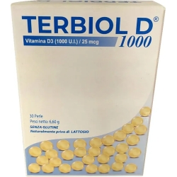 Terbiol D 1000 - Vitamins D Supplement 30 Capsules