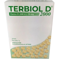 Terbiol D 2000 - Vitamins D Supplement 30 Capsules