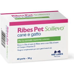 Ribes Pet Sollievo - Complementary feed for dermatitis 60 Perle