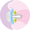 Start nanò -  2 silicone soother 0-2 months pink