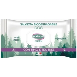 Green thyme and tea tree - 30 refreshning wipes for dogs