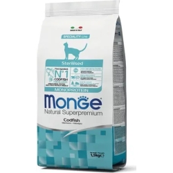 Sterilized Cod - neutered cats dry food 1.5 kg
