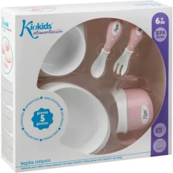 Mealtime set - 5 dishes Rosa