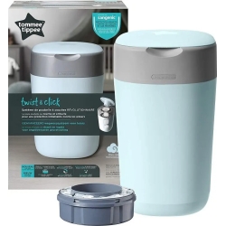 Twist & Click - Container diapers + Refill Blue