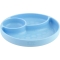 Silicone Plate with Suction Cup - Blue
