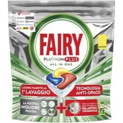 Platinum Plus All-in-one limone - 3 capsule per lavastoviglie