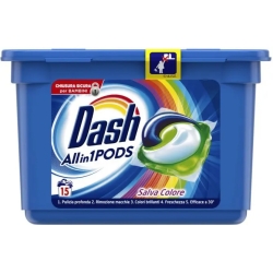 Allin1Pods - Detersivo per bucato 15 pods Salva colore