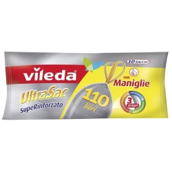 UltraSac Maniglie Superinforzato - 10 sacchi per l'immondizia da 110 litri