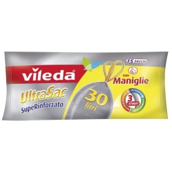 UltraSac Maniglie Superinforzato - 15 sacchi per l'immondizia da 30 litri