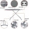 Rapid - Universal ironing board cover reflective