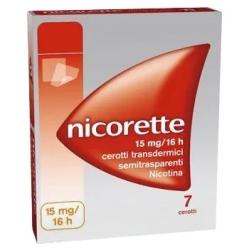 Nicorette 15 mg/16 H - 7 anti-smoking plasters