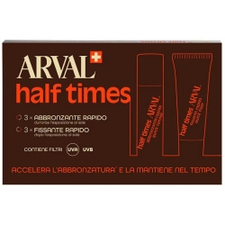 Half Times - 3 SPF6 rapid bronzers + 3 fixers of 10 ml