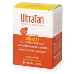 Ultra tan - 10 self-tanning wipes for face and body