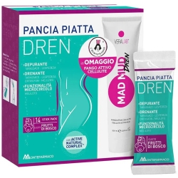 Pancia Piatta Dren 14 sachets wild berries + Mad mud dren 100 ml
