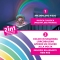 rainbow bear pink - music projector