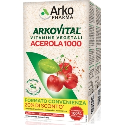 Arkovital Acerola 1000 - Vitamin C supplement family pack 60 tablets