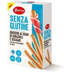 Senza Glutine - Sunflower and Sesame Seed Breadsticks 100 g