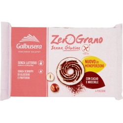 Zerograno - gluten-free shortbread with Cocoa and Hazelnut 220 G