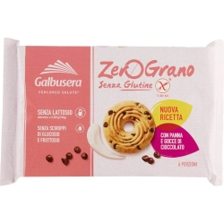 Zerograno - gluten-free shortbread with cream & chocolate chips 220 g