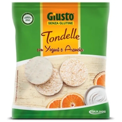 Giusto tondelle con yogurt e arancia - snack senza glutine 60 g