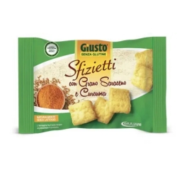 Giusto sfizietti al grano saraceno - snack senza glutine 40 g