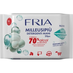Milleusi più 70% alcohol - 20 sanitizing wipes