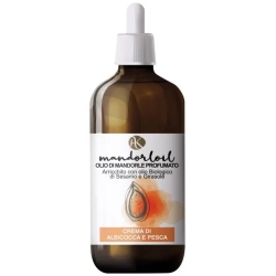 Mandorloil crema Albicocca e Pesca - Olio di mandorle profumato 250 ml