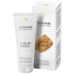 Alkhair Color Love - Bio Balsamo per Capelli Biondo Caldo Rame 200 ml