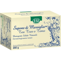 tea tree and thyme Marseille soap - natural solid detergent 200 g