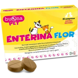 Enterina Flor - Complementary feed for dogs and cats 20 tablets
