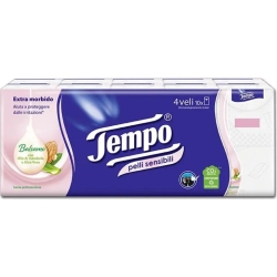 Sensitive skin - 10 packets of tissues